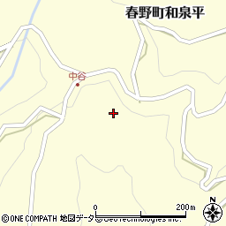 静岡県浜松市天竜区春野町和泉平308周辺の地図