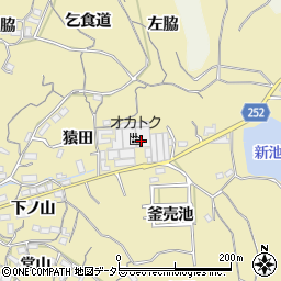オカトク株式会社　岡田東工場周辺の地図
