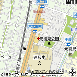 愛知県岡崎市城北町5周辺の地図