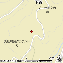 岡山県久米郡美咲町下谷388周辺の地図