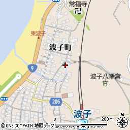 島根県江津市波子町イ-810周辺の地図