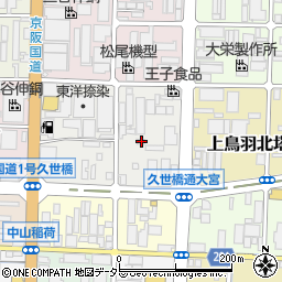 京都府京都市南区上鳥羽北花名町28周辺の地図