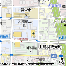 京都府京都市南区吉祥院蒔絵町26周辺の地図