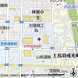 京都府京都市南区吉祥院蒔絵町27周辺の地図