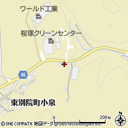 京都府亀岡市東別院町小泉朽ケ谷6周辺の地図