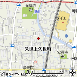 京都府京都市南区久世上久世町274周辺の地図