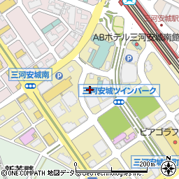 東横ＩＮＮ三河安城駅新幹線南口２周辺の地図
