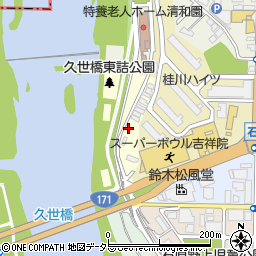 京都府京都市南区吉祥院石原西ノ開町1-20周辺の地図