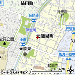 愛知県岡崎市元能見町108周辺の地図