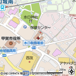 甲賀市社協 ヘルパーステーションみなくち周辺の地図