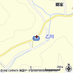 愛知県岡崎市千万町町柿平周辺の地図