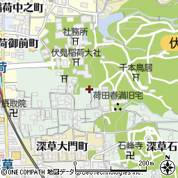 京都府京都市伏見区深草藪之内町30-3周辺の地図