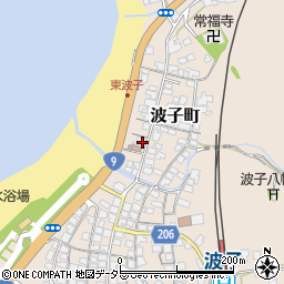 島根県江津市波子町イ-1012周辺の地図