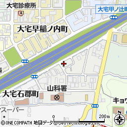 京滋アロー周辺の地図