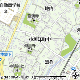 愛知県刈谷市小垣江町中周辺の地図