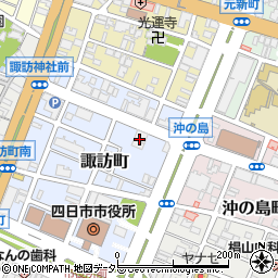 三菱ＵＦＪ銀行四日市中央支店 ＡＴＭ周辺の地図