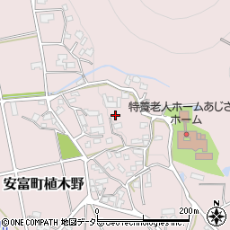 兵庫県姫路市安富町植木野456周辺の地図