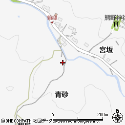 愛知県岡崎市箱柳町青砂周辺の地図