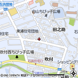 愛知県知多郡東浦町石浜吹付2-73周辺の地図