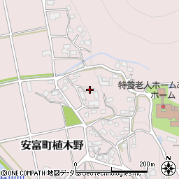 兵庫県姫路市安富町植木野486周辺の地図