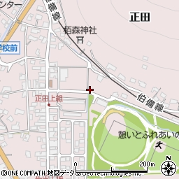 岡山県新見市正田周辺の地図