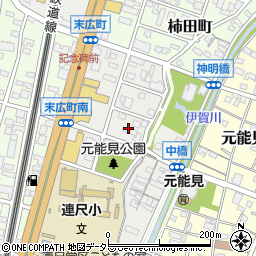 愛知県岡崎市城北町9周辺の地図