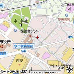 滋賀県甲賀市水口町宮の前周辺の地図