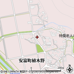 兵庫県姫路市安富町植木野501周辺の地図