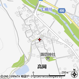 兵庫県神崎郡福崎町高岡1262周辺の地図