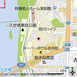 京都府京都市南区吉祥院石原長田町周辺の地図