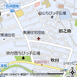 愛知県知多郡東浦町石浜吹付2-69周辺の地図