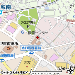 甲賀市社協訪問看護ステーション周辺の地図