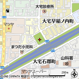 早稲ノ内児童公園周辺の地図