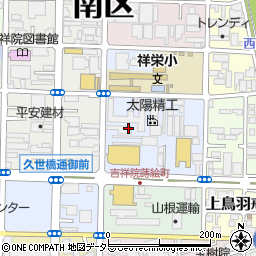 京都府京都市南区吉祥院蒔絵町周辺の地図