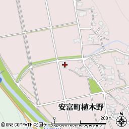 兵庫県姫路市安富町植木野570周辺の地図