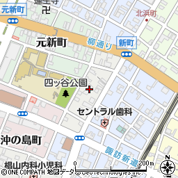 三重県四日市市新々町周辺の地図