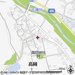 兵庫県神崎郡福崎町高岡1257周辺の地図