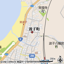 島根県江津市波子町イ-972周辺の地図