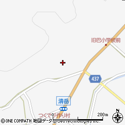 愛知県新城市作手清岳ヲクヤマエ周辺の地図