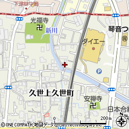 京都府京都市南区久世上久世町482-2周辺の地図