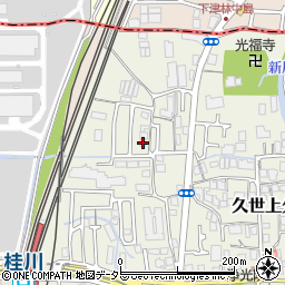 京都府京都市南区久世上久世町63周辺の地図