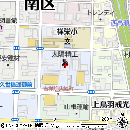 京都府京都市南区吉祥院蒔絵町21周辺の地図