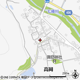 兵庫県神崎郡福崎町高岡1268周辺の地図