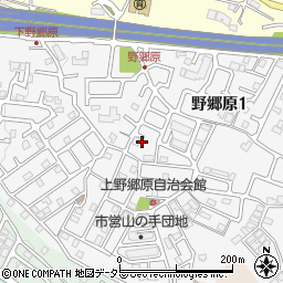 滋賀県大津市野郷原周辺の地図