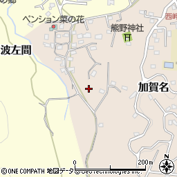千葉県館山市加賀名周辺の地図