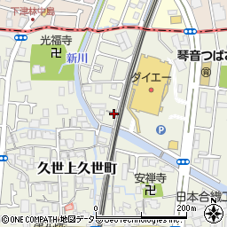 京都府京都市南区久世上久世町483周辺の地図