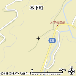愛知県岡崎市木下町堂ノ入周辺の地図
