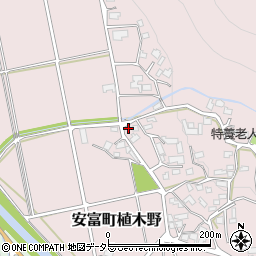 兵庫県姫路市安富町植木野499周辺の地図