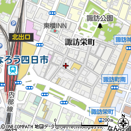 亜熱帯インターネットカフェ　近鉄四日市店周辺の地図