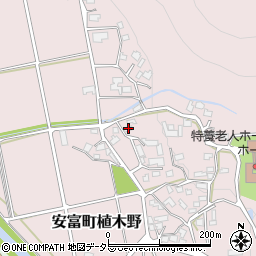 兵庫県姫路市安富町植木野474周辺の地図